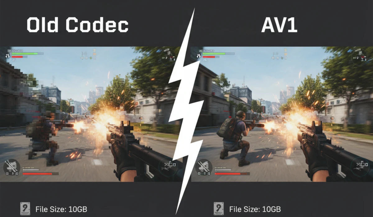 کیفیت تصویر ۲ برابر با همون سرعت اینترنت! جادوی تکنولوژی AV1 که یوتیوب و دیسکورد عاشقش شدن 2 کیفیت تصویر ۲ برابر با همون سرعت اینترنت! جادوی تکنولوژی AV1 که یوتیوب و دیسکورد عاشقش شدن
